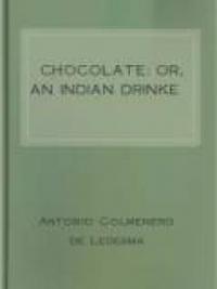 Chocolate: Or, An Indian Drinke