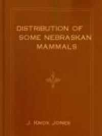 Distribution Of Some Nebraskan Mammals