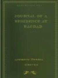 Journal Of A Residence At Bagdad