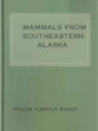 Mammals From Southeastern Alaska