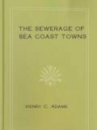 The Sewerage Of Sea Coast Towns