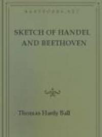 Sketch Of Handel And Beethoven