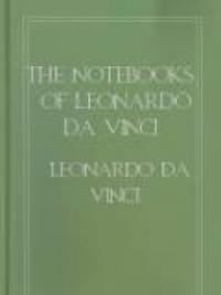The Notebooks Of Leonardo Da Vinci
