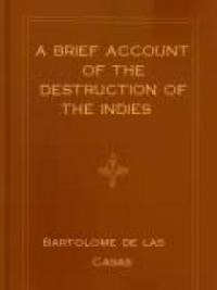 A Brief Account Of The Destruction Of The Indies