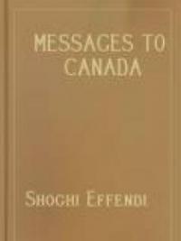 Messages To Canada